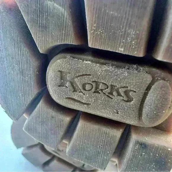 Korks Chelsea Lace-Up Leather Heeled Bootie Boots Women’s Shoes Size 6 Brown - Picture 6 of 8